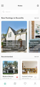 real estate app screenshot