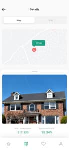 real estate app screenshot