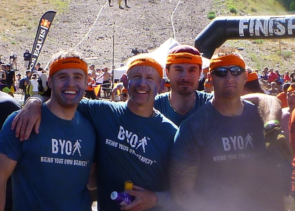 Heroik 2011 Tough Mudder team victory shot