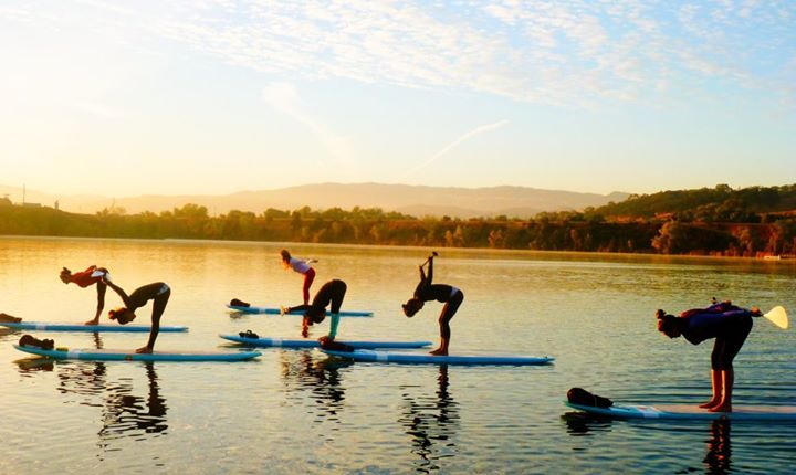 boga yoga at wake island watersports