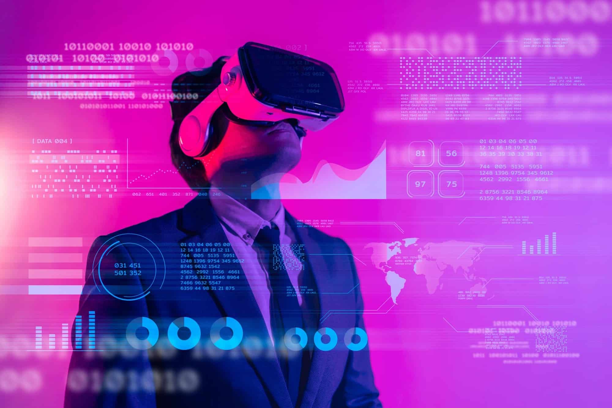 augmented reality hologram mixed reality virtual office optimized The State of Virtual Reality, Mixed Reality & Spatial Computing - 4 Keys - Simplified AR Augmented Reality, Business, Digital Culture, MR Mixed Reality, Spatial Computing, VR Virtual Reality, Web 3