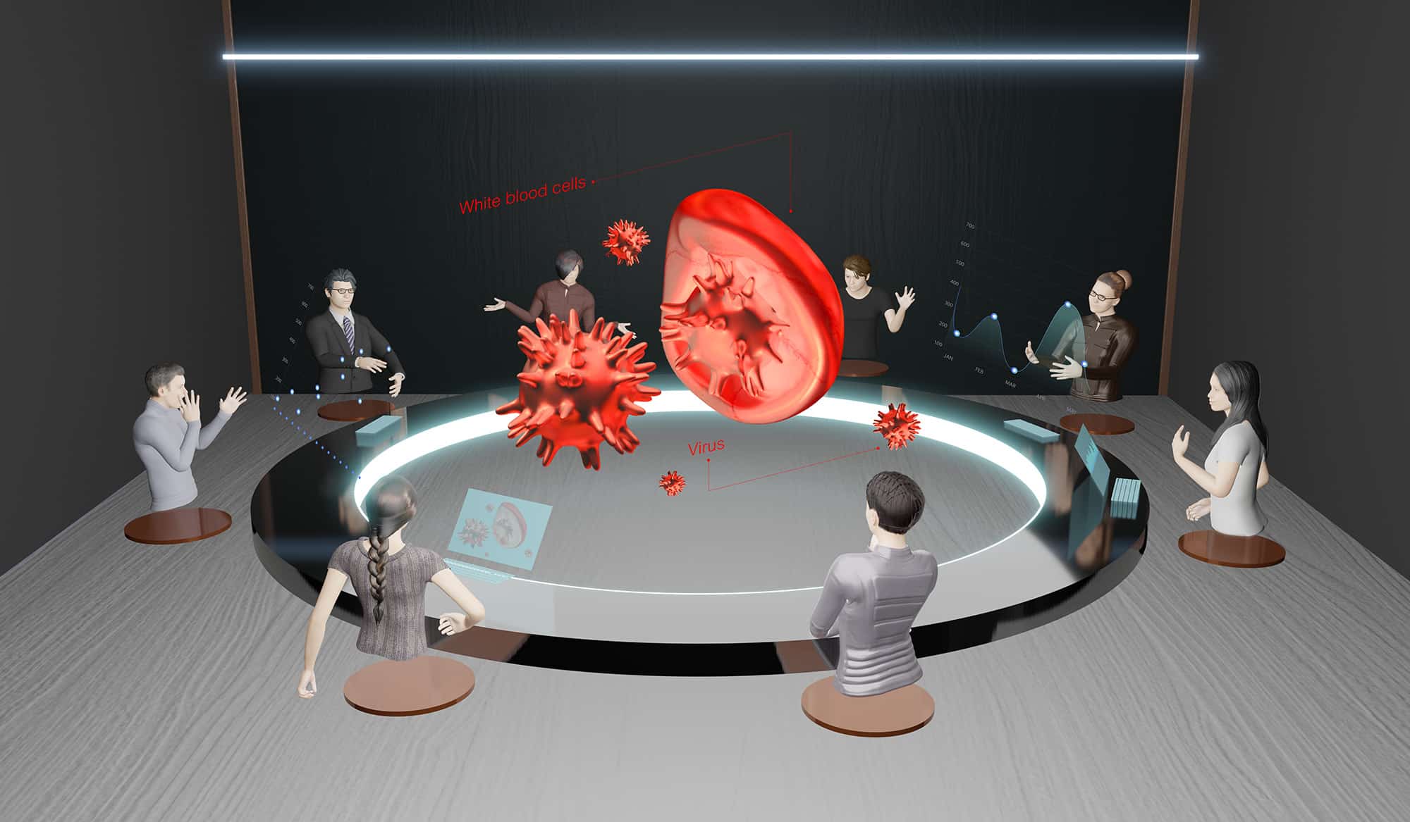 meeting avatars office classroom people metaverse optimized The State of Virtual Reality, Mixed Reality & Spatial Computing - 4 Keys - Simplified AR Augmented Reality, Business, Digital Culture, MR Mixed Reality, Spatial Computing, VR Virtual Reality, Web 3