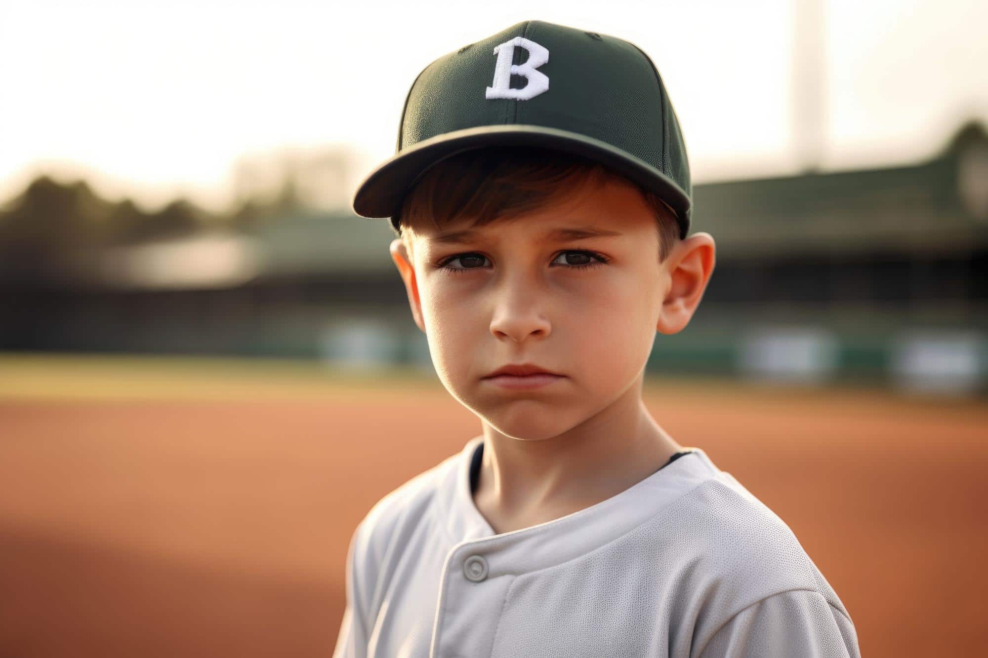 portrait young baseball player standing field during game created with generative ai Mather Sports Village MSV